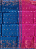 Pradip Fabrics Self Design Handloom Cotton Blend Saree