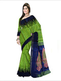Pradip Fabrics Self Design Handloom Cotton Blend Saree