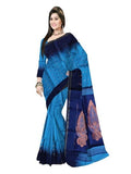 Pradip Fabrics Self Design Handloom Cotton Blend Saree
