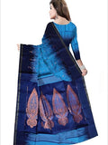 Pradip Fabrics Self Design Handloom Cotton Blend Saree