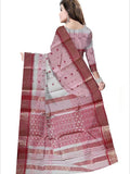 Pradip Fabrics Woven white Color Pure Tant cotton Saree