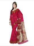 Pradip Fabrics Woven white Color Pure Tant cotton Saree