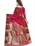 Pradip Fabrics Woven white Color Pure Tant cotton Saree