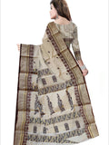 Pradip Fabrics Woven white Color Pure Tant cotton Saree