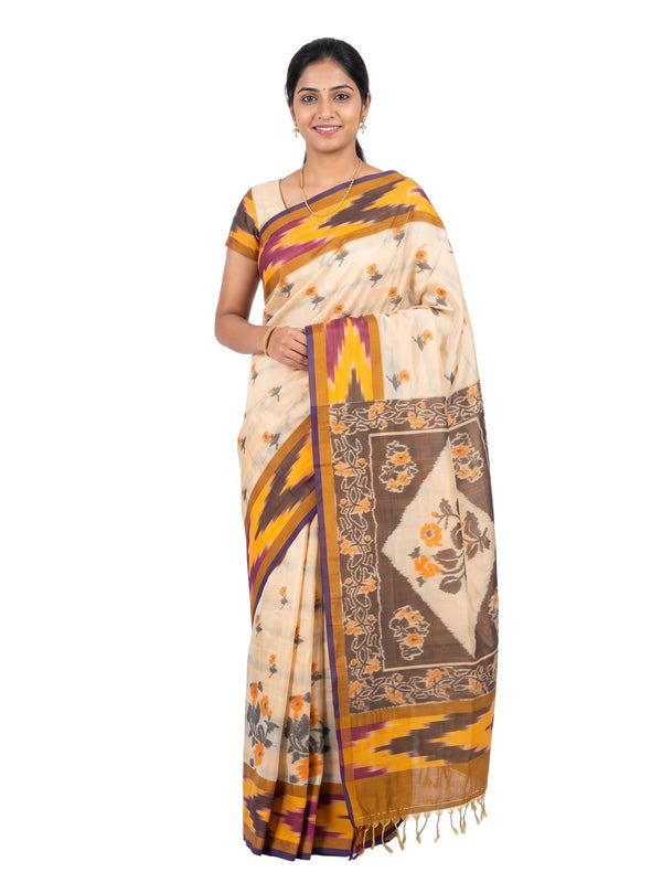Pradip Fabrics Ethnic Women's Tangail Tant Cotton Saree.