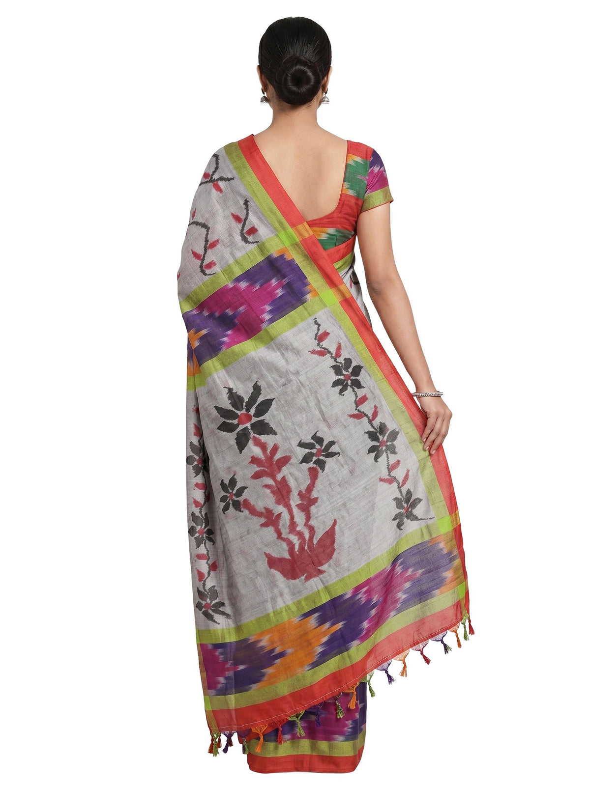 Pradip Fabrics Ethnic Women's Tangail Tant Cotton Saree.