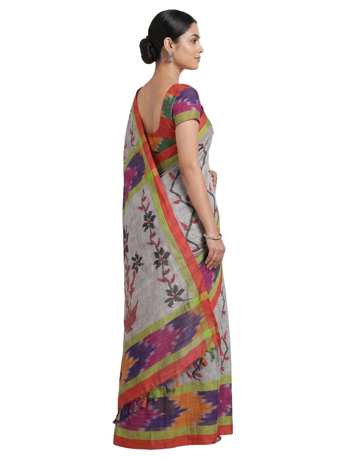 Pradip Fabrics Ethnic Women's Tangail Tant Cotton Saree.