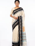 Pradip Fabrics Floral Print Handloom Pure Cotton Saree 