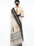Pradip Fabrics Floral Print Handloom Pure Cotton Saree 