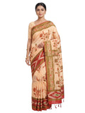 Pradip Fabrics Ethnic Women's Tangail Tant Cotton Saree.