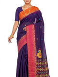 Pradip Fabrics Floral Print Handloom Pure Cotton Saree 