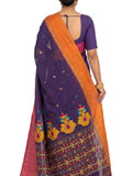 Pradip Fabrics Floral Print Handloom Pure Cotton Saree 