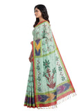 Pradip Fabrics Ethnic Women's Tangail Tant Cotton Saree.