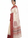 Pradip Fabrics Floral Print Handloom Pure Cotton Saree 