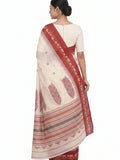 Pradip Fabrics Floral Print Handloom Pure Cotton Saree 