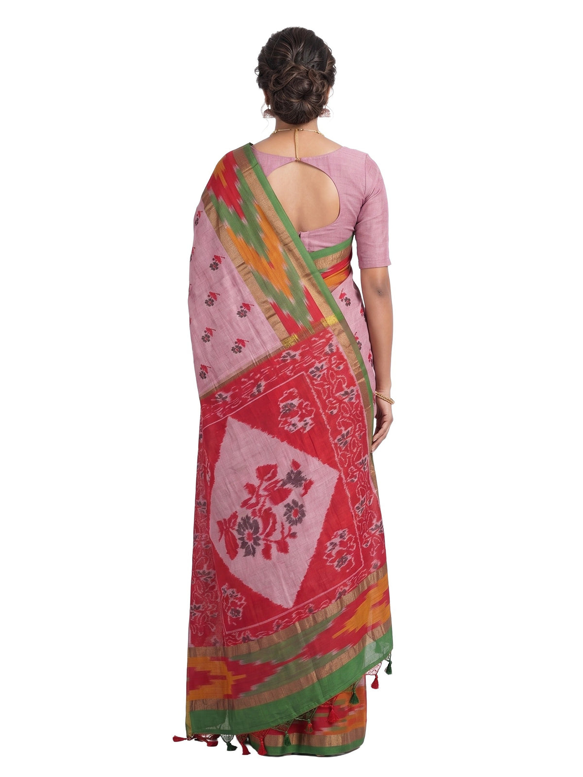 Pradip Fabrics Ethnic Women's Tangail Tant Cotton Saree.