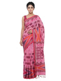 Pradip Fabrics Ethnic Women's Tangail Tant Cotton Saree.
