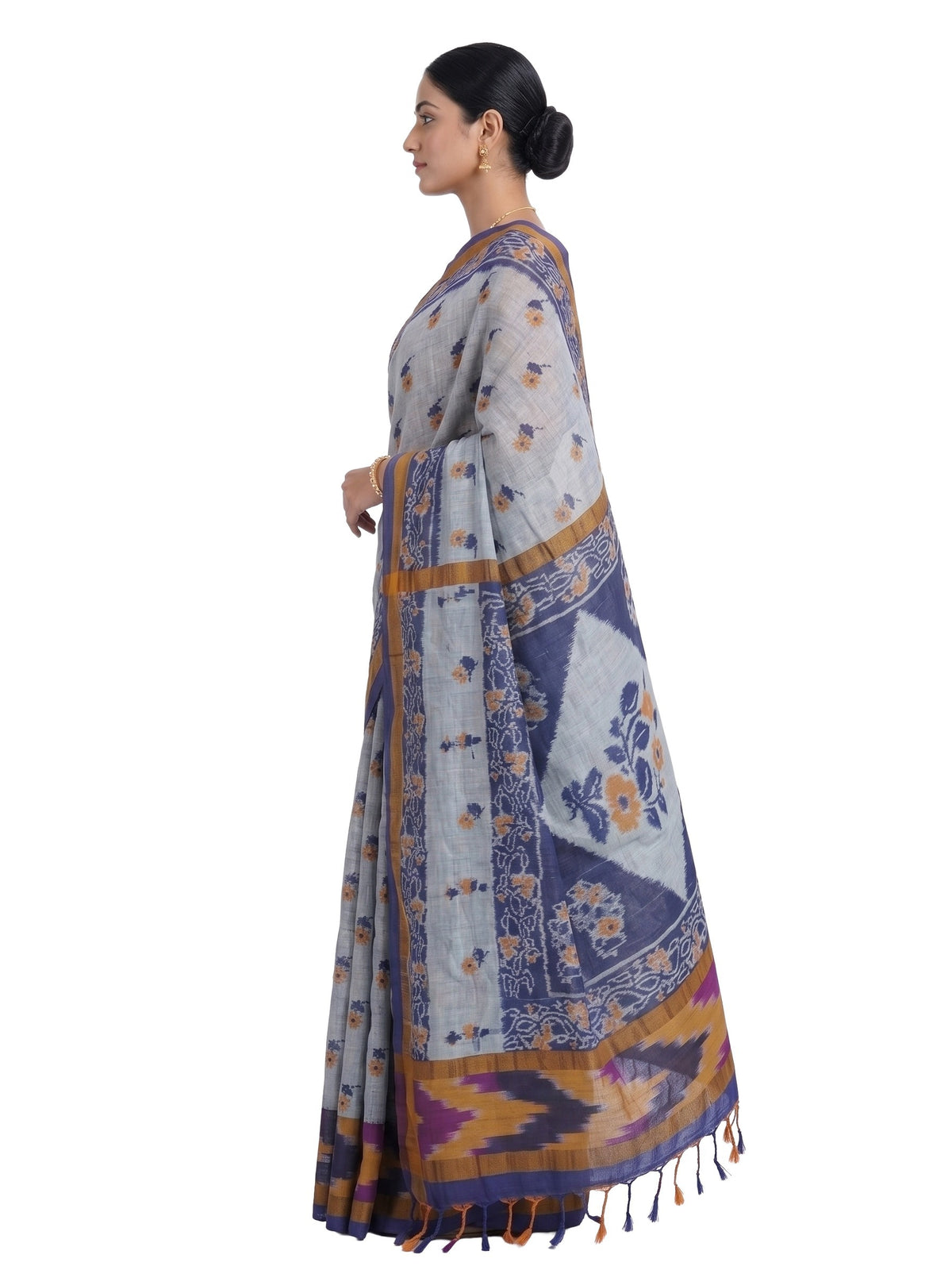 Pradip Fabrics Ethnic Women's Tangail Tant Cotton Saree.