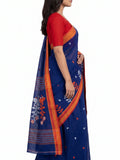 Pradip Fabrics Blocked Printed Handloom Pure Cotton Saree 