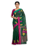 Pradip Fabrics Blocked Printed Handloom Pure Cotton Saree 