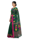 Pradip Fabrics Blocked Printed Handloom Pure Cotton Saree 