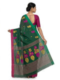 Pradip Fabrics Blocked Printed Handloom Pure Cotton Saree 