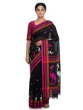 Pradip Fabrics Blocked Printed Handloom Pure Cotton Saree 