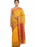 Pradip Fabrics Ethnic Women's Tant Jamdani Saree