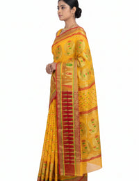 Pradip Fabrics Ethnic Women's Tant Jamdani Saree
