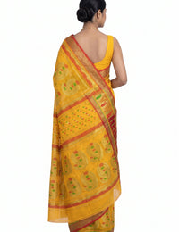 Pradip Fabrics Ethnic Women's Tant Jamdani Saree