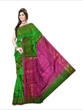 Pradip Fabrics Self Design Handloom Cotton Blend Saree (Maroon)