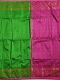 Pradip Fabrics Self Design Handloom Cotton Blend Saree (Maroon)