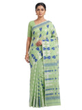 Pradip Fabrics Printed Jamdani Cotton Silk Saree