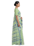 Pradip Fabrics Printed Jamdani Cotton Silk Saree