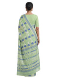 Pradip Fabrics Printed Jamdani Cotton Silk Saree