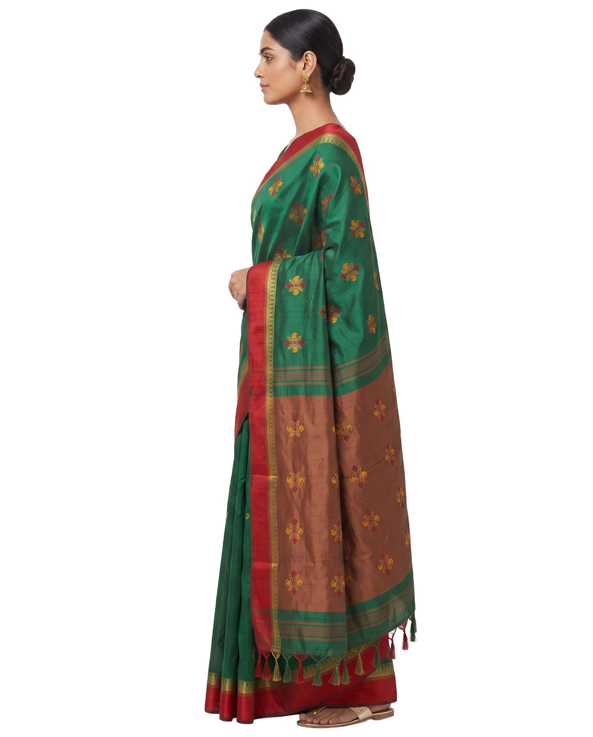 Pradip Fabrics Classic Woven Silk Cotton Saree