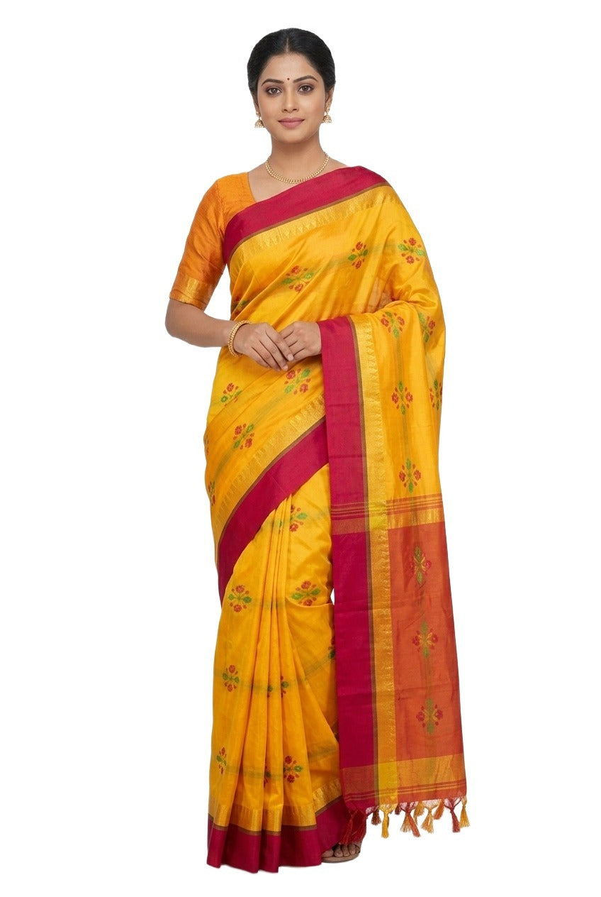 Pradip Fabrics Classic Woven Silk Cotton Saree