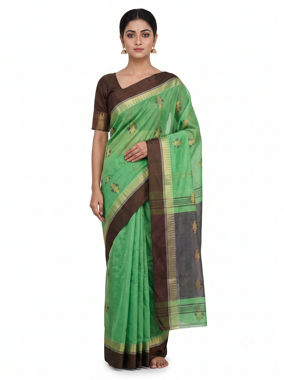 Pradip Fabrics Classic Woven Silk Cotton Saree