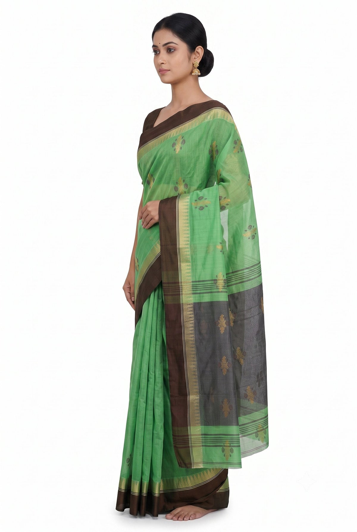 Pradip Fabrics Classic Woven Silk Cotton Saree