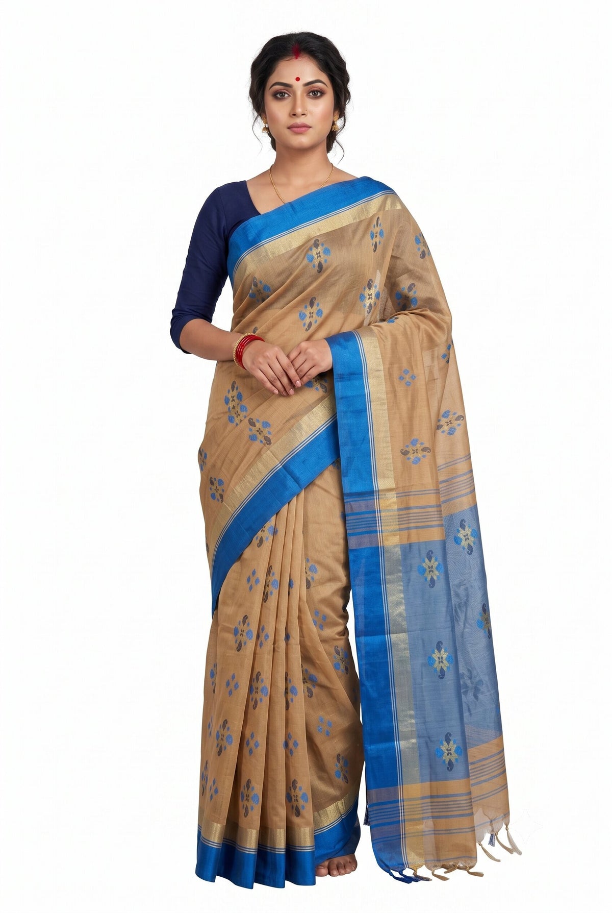 Pradip Fabrics Classic Woven Silk Cotton Saree