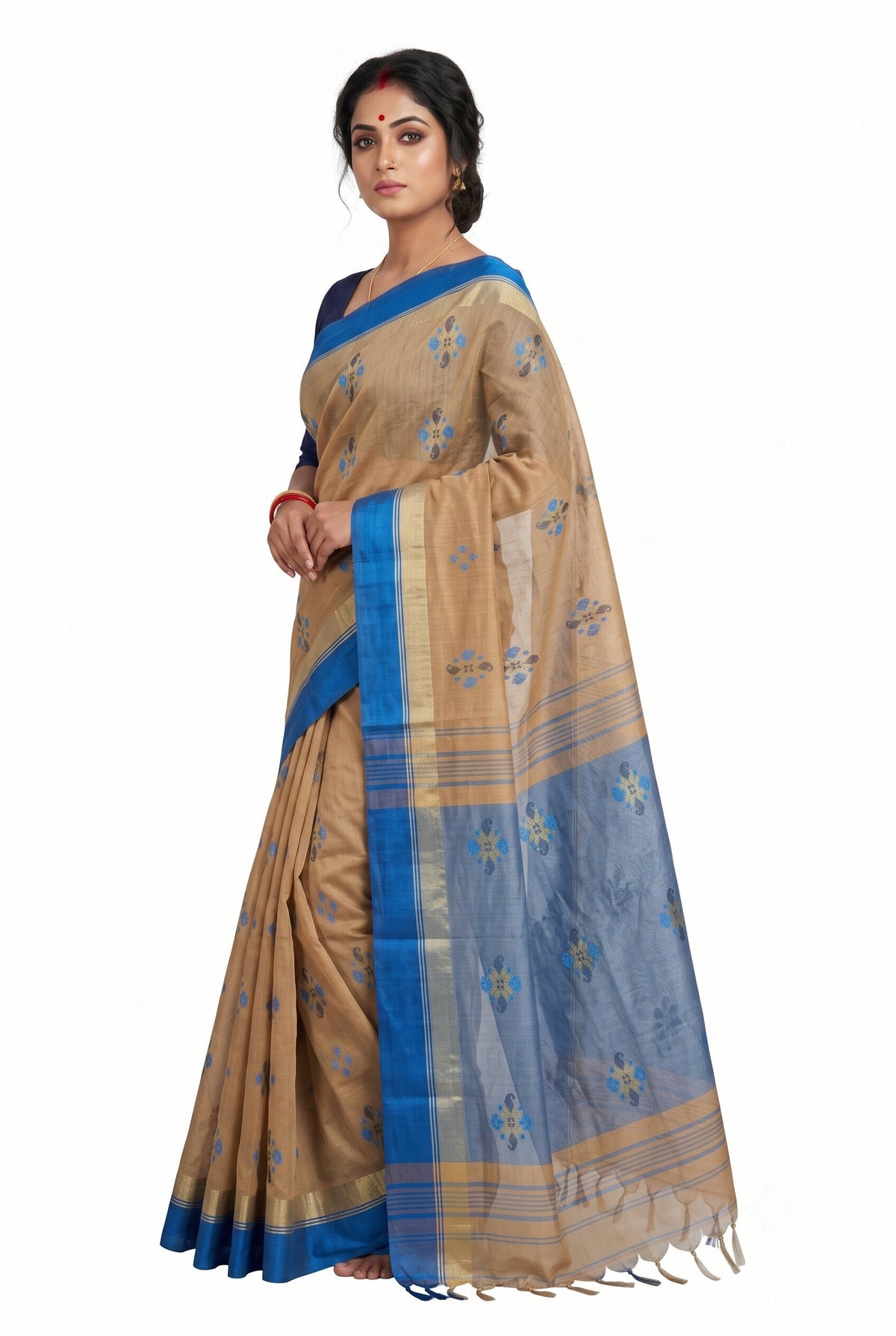 Pradip Fabrics Classic Woven Silk Cotton Saree