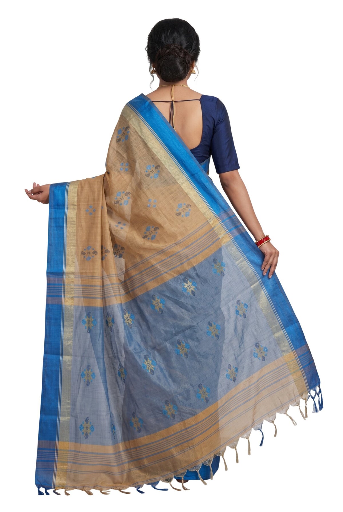 Pradip Fabrics Classic Woven Silk Cotton Saree