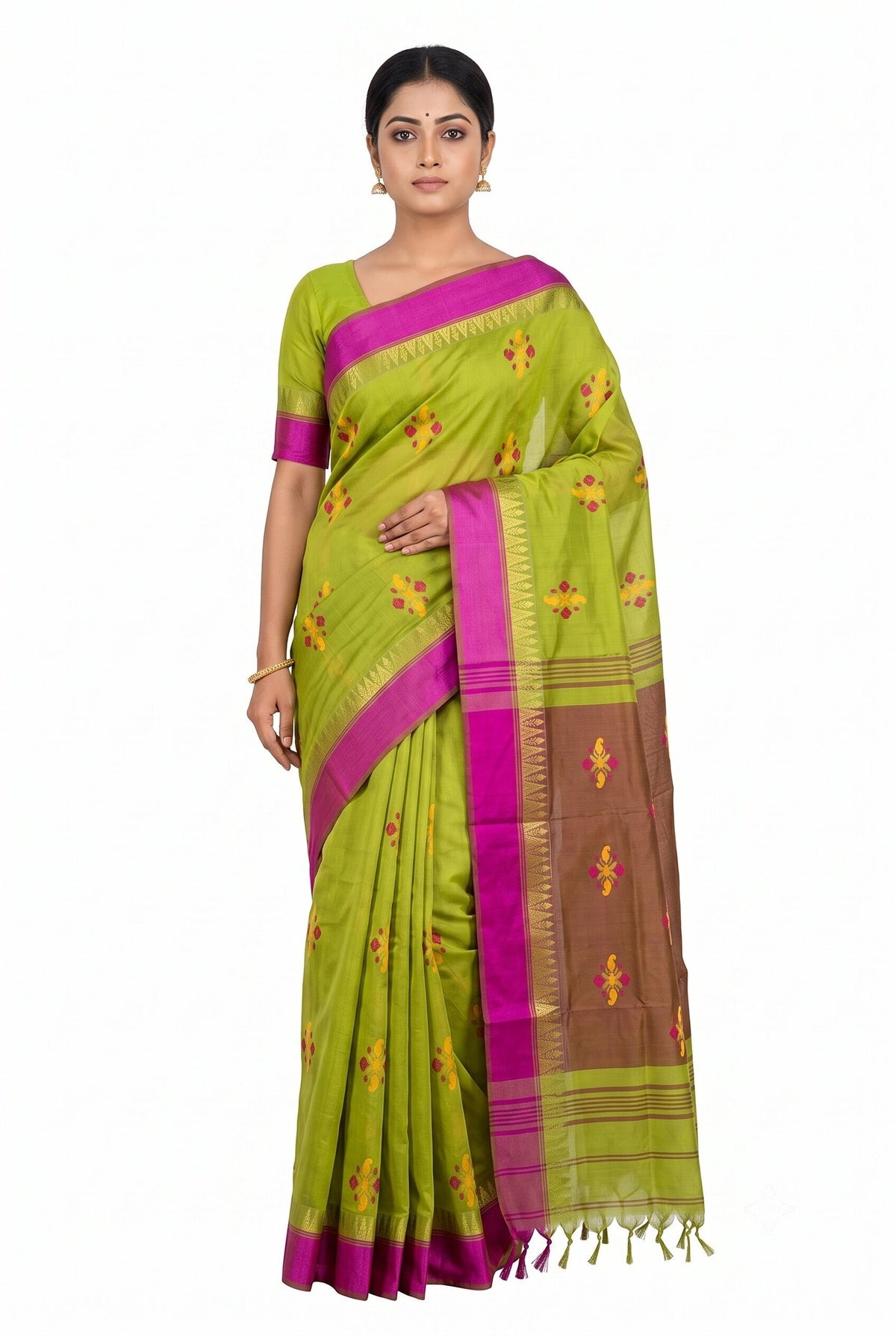 Pradip Fabrics Classic Woven Silk Cotton Saree