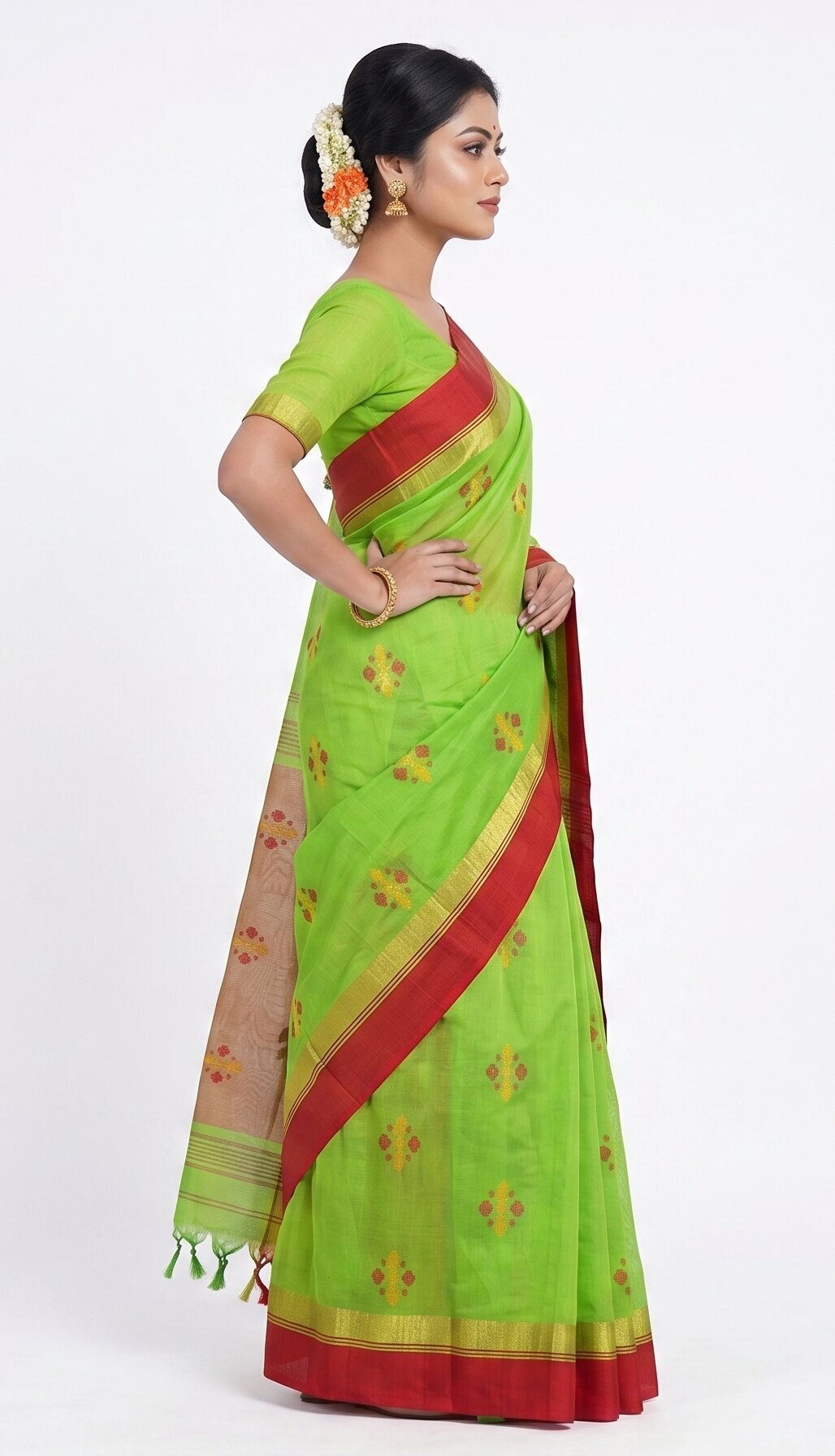 Pradip Fabrics Classic Woven Silk Cotton Saree