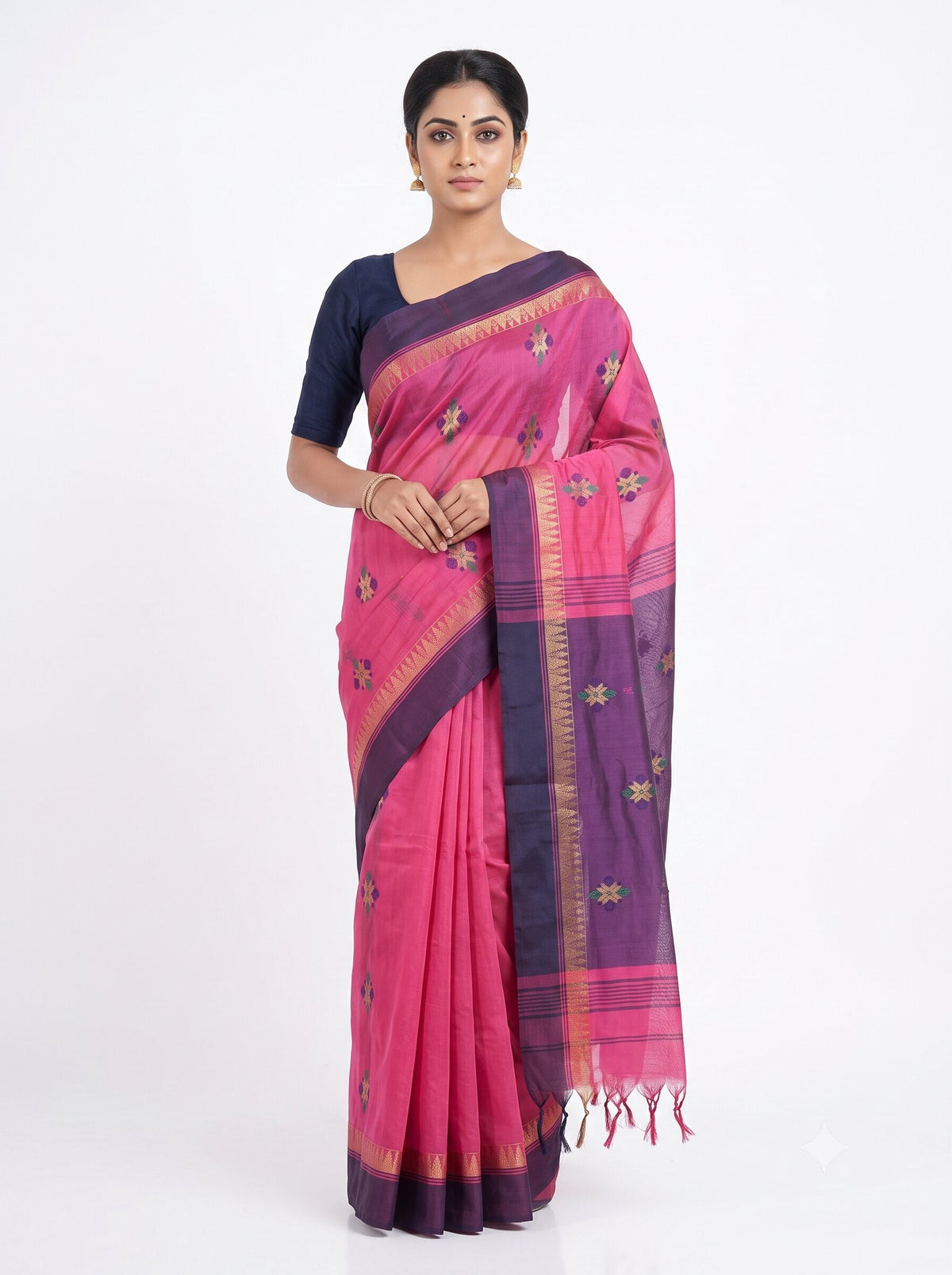 Pradip Fabrics Classic Woven Silk Cotton Saree
