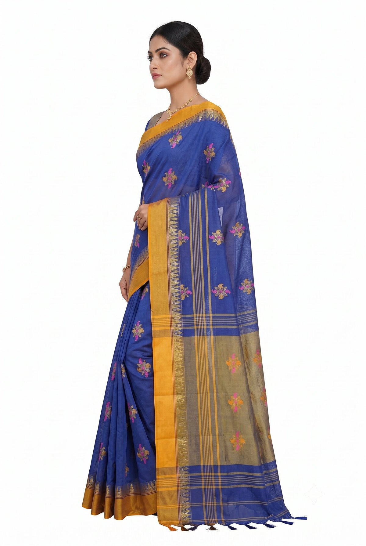Pradip Fabrics Classic Woven Silk Cotton Saree