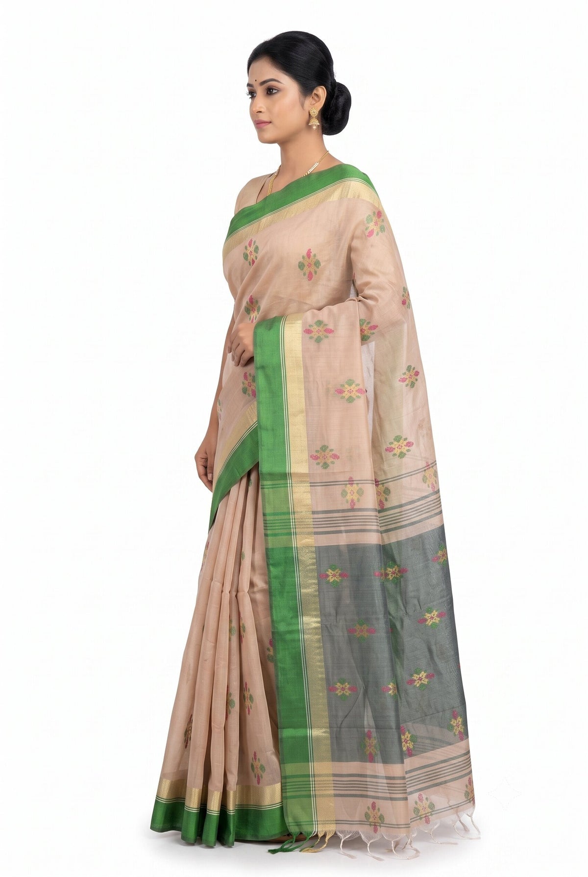 Pradip Fabrics Classic Woven Silk Cotton Saree