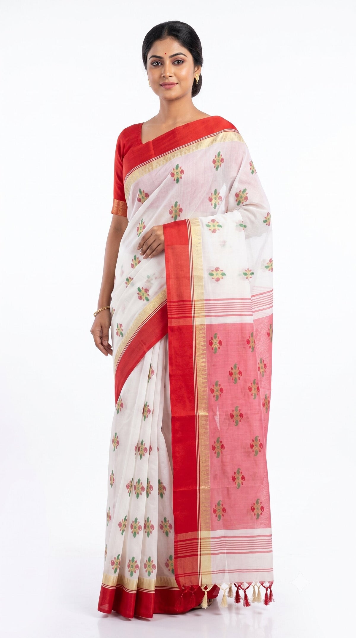 Pradip Fabrics Classic Woven Silk Cotton Saree
