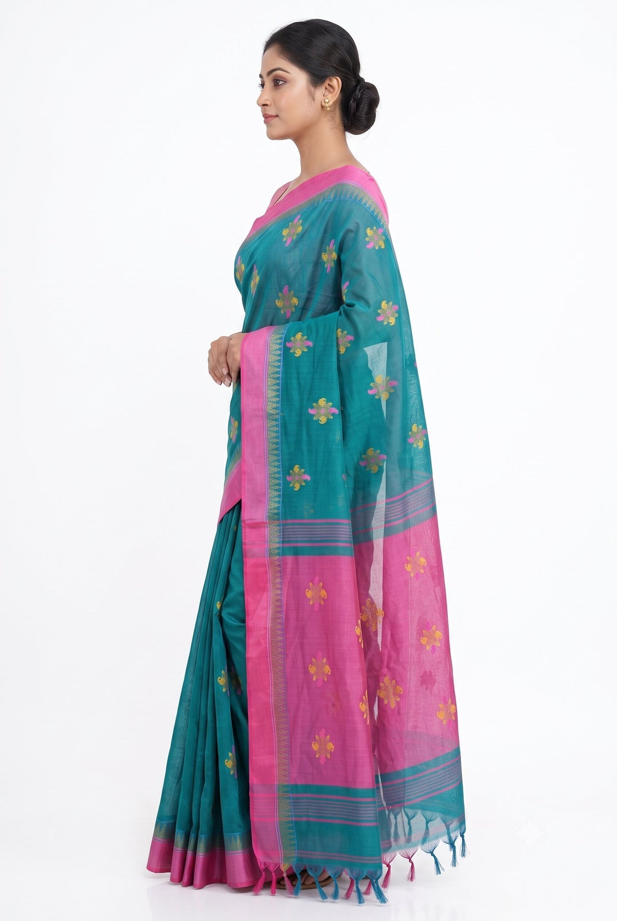 Pradip Fabrics Classic Woven Silk Cotton Saree