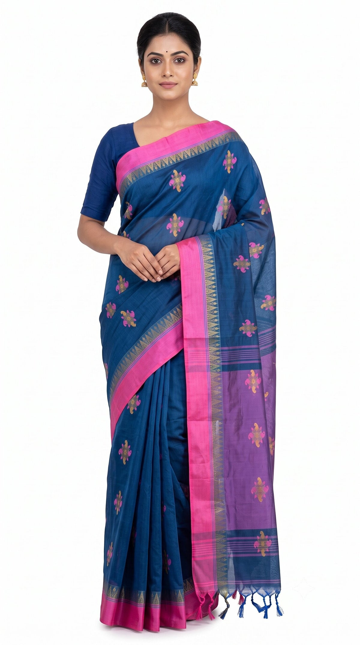 Pradip Fabrics Classic Woven Silk Cotton Saree